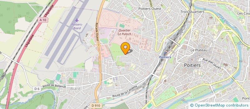 localisation de l'entreprise ABC AUTOMATIQUE à POITIERS