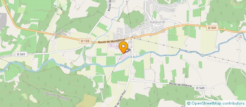 localisation de l'entreprise ABC AUX PETITS BOUTS D'AURE  VALAURIE