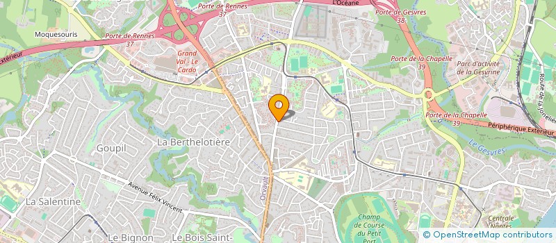 localisation de l'entreprise ABC BAT 44  NANTES