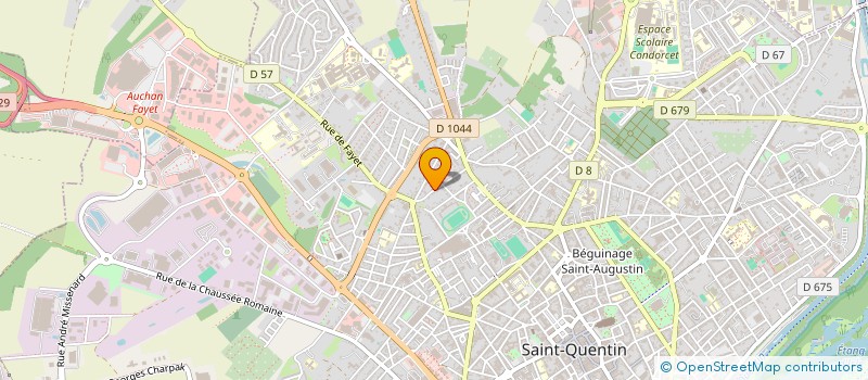 localisation de l'entreprise ABC BOIS à SAINT-QUENTIN