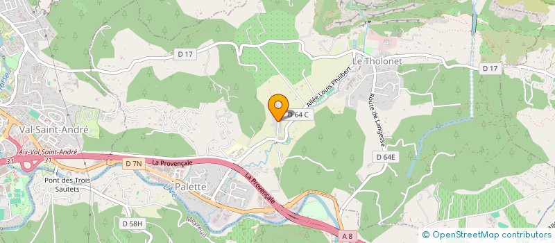 localisation de l'entreprise ABC CAL CONSULTING  LE THOLONET