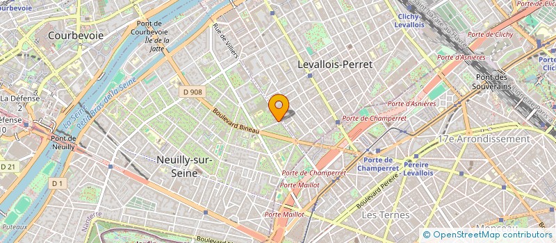 localisation de l'entreprise ABC CHAUSSURES à NEUILLY-SUR-SEINE