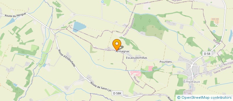 localisation de l'entreprise ABC CLIMELEC  EMPEAUX