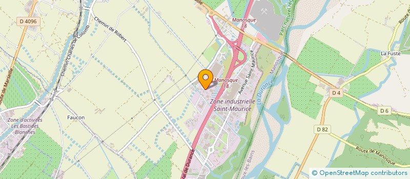 localisation de l'entreprise ABC CONCEPT  MANOSQUE