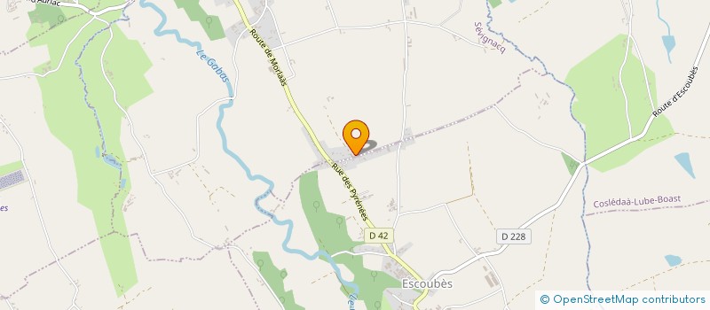 localisation de l'entreprise ABC CONCEPT HABITAT  SEVIGNACQ