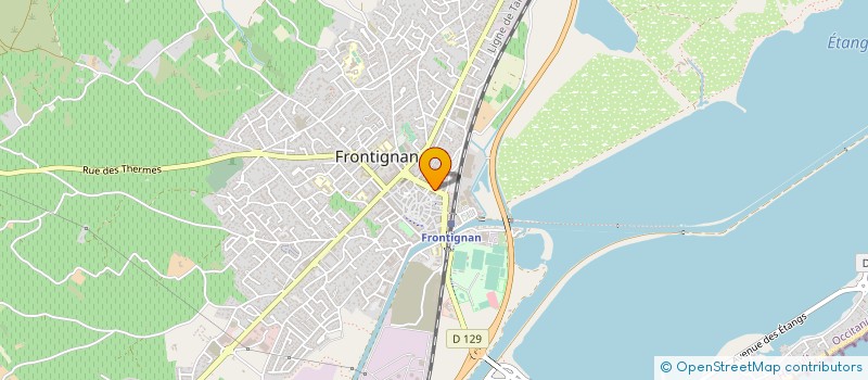 localisation de l'entreprise ABC CONSEIL à FRONTIGNAN