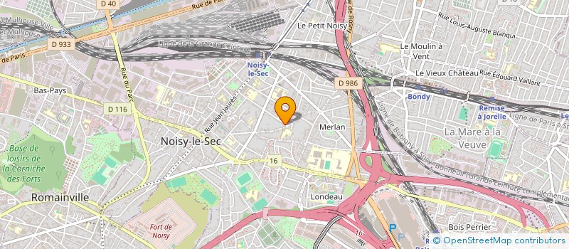 localisation de l'entreprise ABC CONSEILS à NOISY-LE-SEC