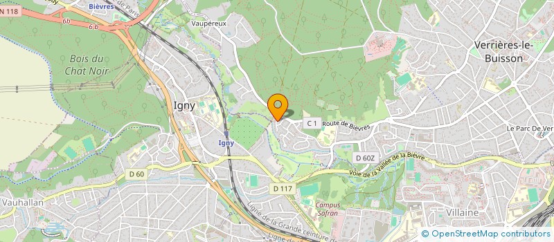 localisation de l'entreprise ABC CONSEILS à VERRIERES-LE-BUISSON