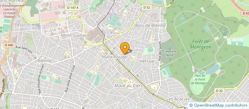 localisation de l'entreprise ABC CONSTRUCTION à LE HAVRE