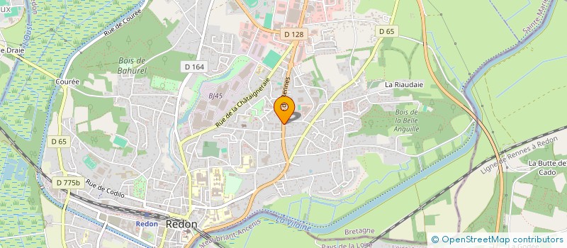 localisation de l'entreprise ABC CONSTRUCTION à REDON