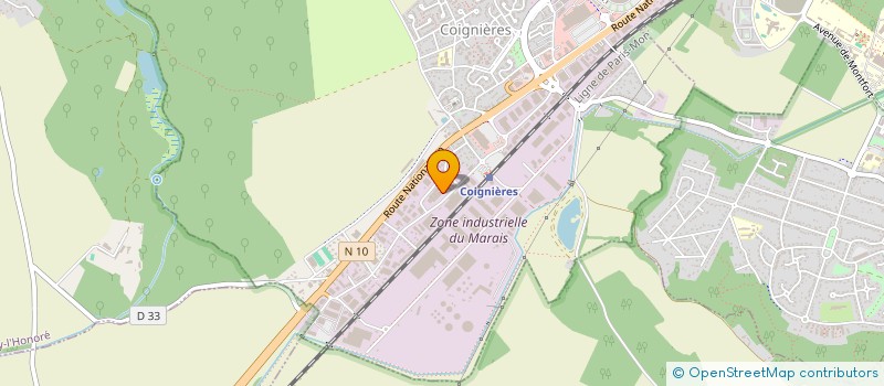 localisation de l'entreprise ABC CONSTRUCTORS  COIGNIERES