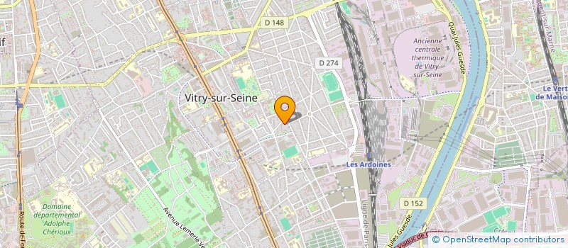 localisation de l'entreprise ABC CONSULT  VITRY-SUR-SEINE