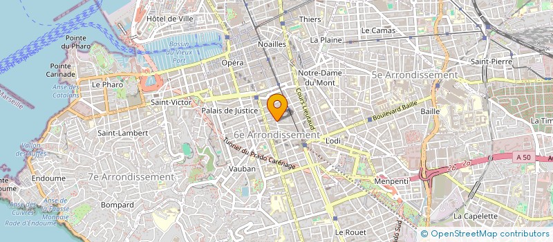 localisation de l'entreprise ABC CONSULTANTS à MARSEILLE