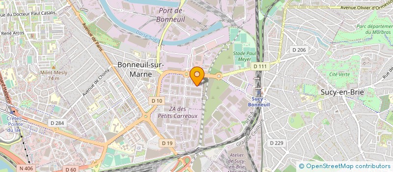 localisation de l'entreprise ABC COSMETIQUE IMMOBILIER à BONNEUIL-SUR-MARNE