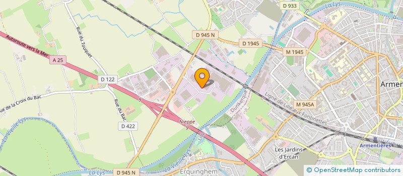 localisation de l'entreprise ABC COTE D'OPALE DEMENAGEMENTS à NIEPPE