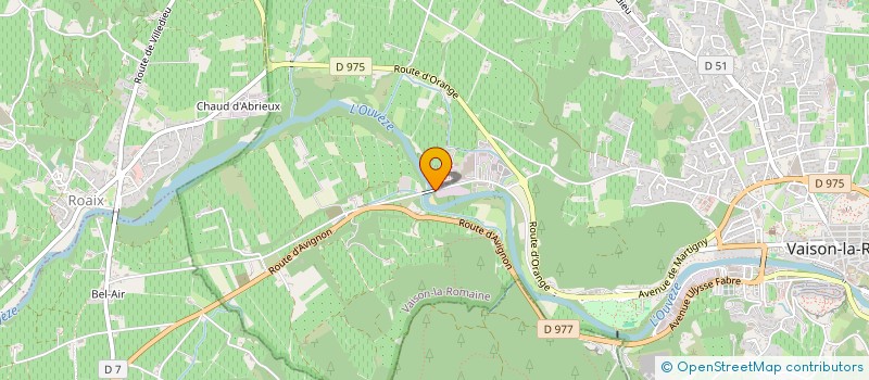 localisation de l'entreprise ABC CREATION à VAISON-LA-ROMAINE