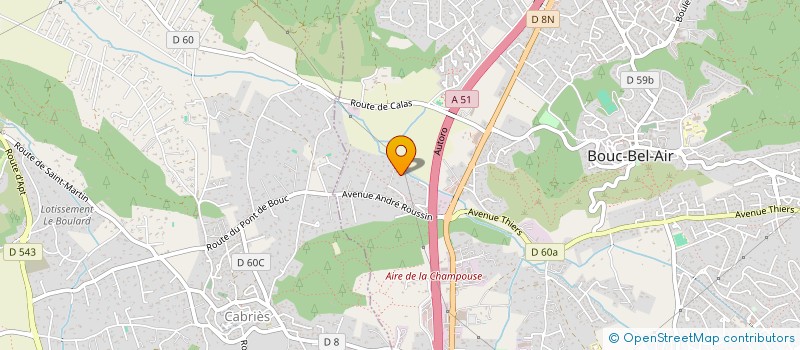 localisation de l'entreprise ABC D'ARTS à BOUC-BEL-AIR