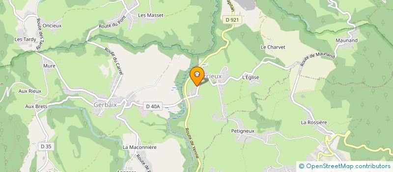 localisation de l'entreprise ABC'D PLOMBERIE  MARCIEUX