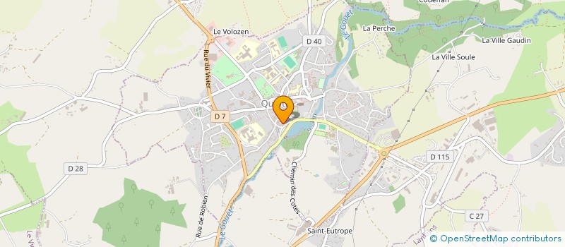 localisation de l'entreprise ABC DE LA CONDUITE à QUINTIN