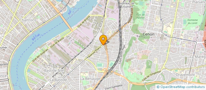 localisation de l'entreprise ABC.DEPANNAGE.SOS à BORDEAUX