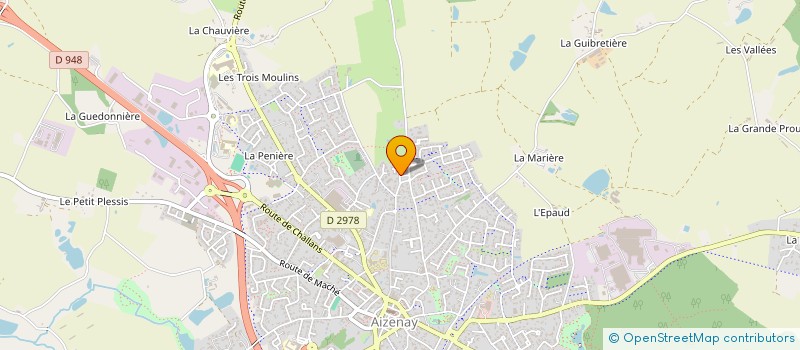 localisation de l'entreprise ABC DETERMITAGE  AIZENAY