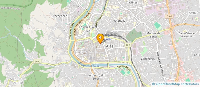 localisation de l'entreprise ABC DEUIL à ALES