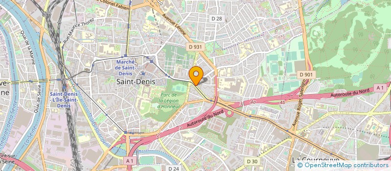 localisation de l'entreprise ABC DEZOBRY à SAINT-DENIS