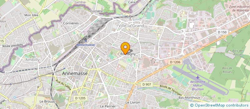 localisation de l'entreprise ABC DIFFUSION à ANNEMASSE