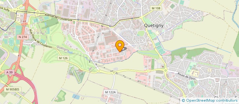 localisation de l'entreprise ABC DISTRIBUTION à QUETIGNY