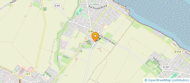 localisation de l'entreprise ABC DISTRIBUTION à LUC-SUR-MER