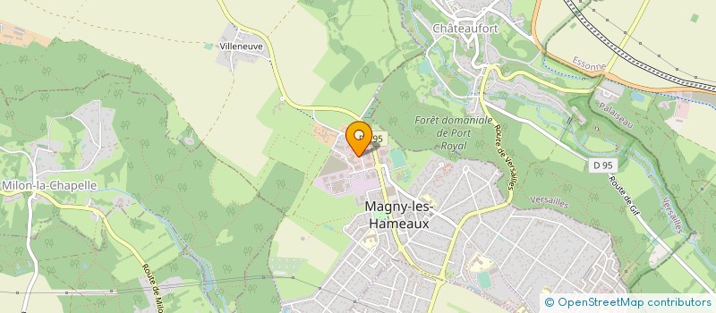 localisation de l'entreprise ABC DISTRIBUTION  MAGNY-LES-HAMEAUX