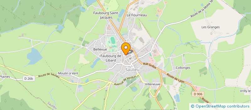 localisation de l'entreprise ABC DRIVER  SAULIEU