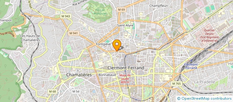 localisation de l'entreprise ABC DU CADRE à CLERMONT-FERRAND