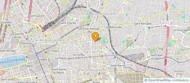 localisation de l'entreprise ABC DU SPORTS à MARSEILLE