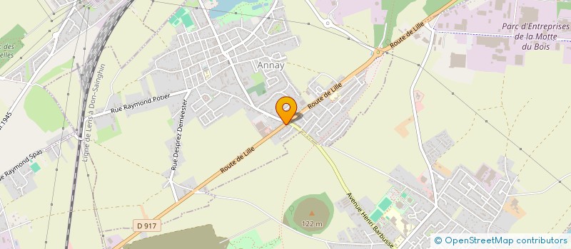localisation de l'entreprise ABC.ECHAFAUDAGES à ANNAY
