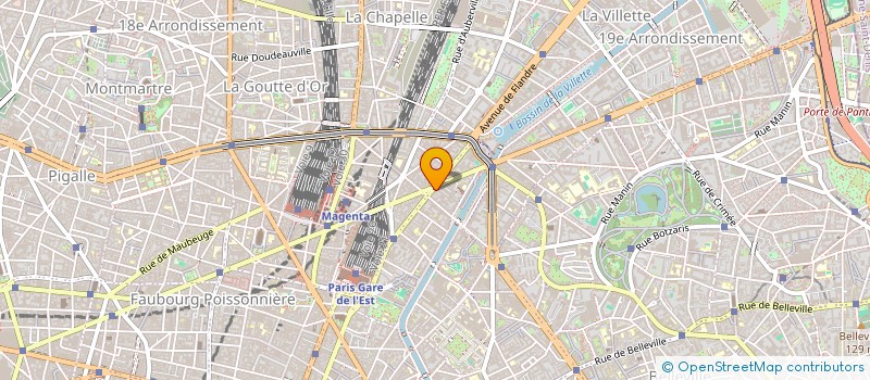 localisation de l'entreprise ABC EDOUARD PEINTURE à PARIS