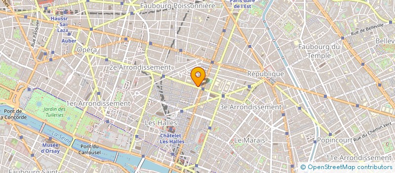 localisation de l'entreprise ABC ELECTRICITE à PARIS