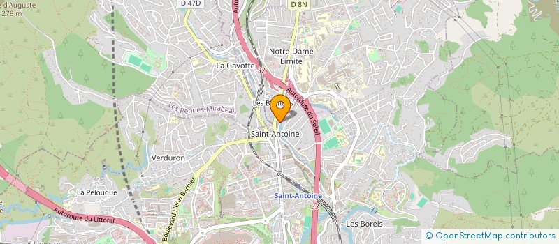 localisation de l'entreprise ABC ELECTRIQUE à MARSEILLE