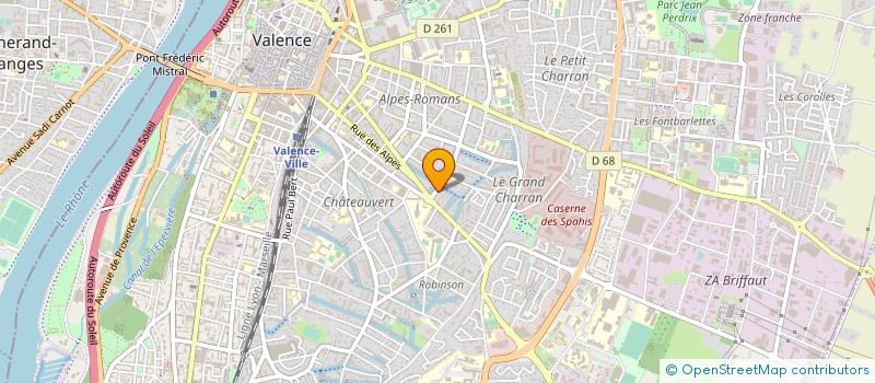 localisation de l'entreprise ABC ENGLISH à VALENCE