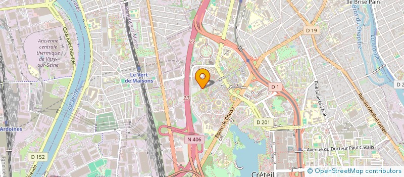 localisation de l'entreprise ABC ENTREPRISE  CRETEIL