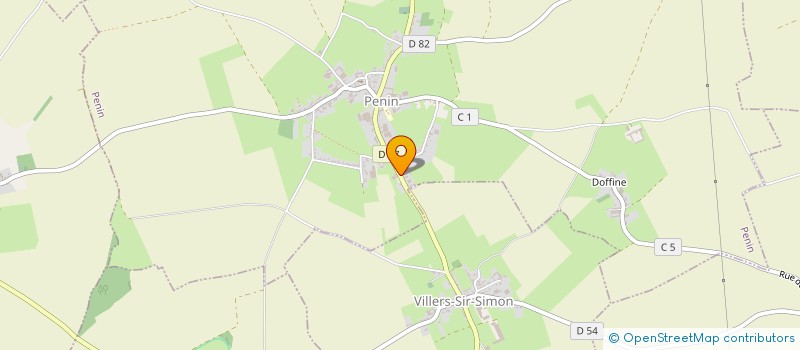 localisation de l'entreprise ABC ENVIRONNEMENT  PENIN