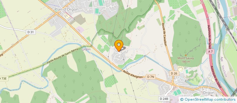 localisation de l'entreprise ABC EVENTS  ORGON