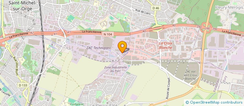 localisation de l'entreprise ABC FINANCE à SAINT-MICHEL-SUR-ORGE