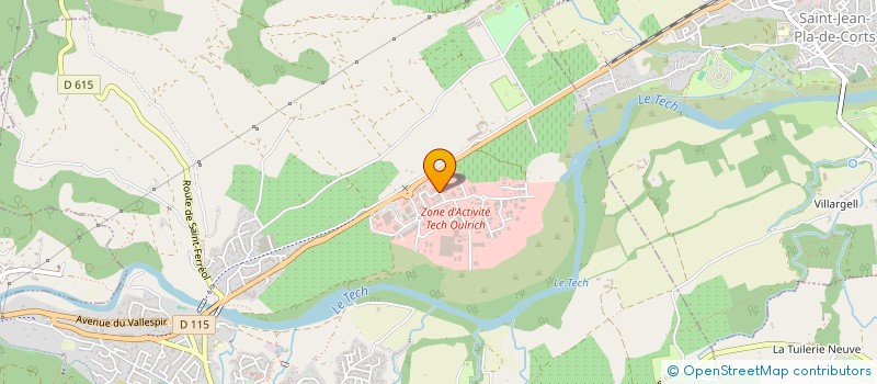 localisation de l'entreprise ABC FITNESS CERET à CERET