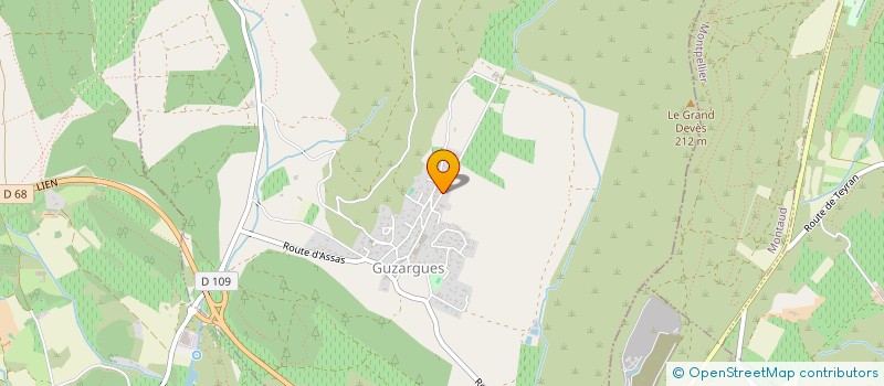 localisation de l'entreprise ABC FORAGE  GUZARGUES