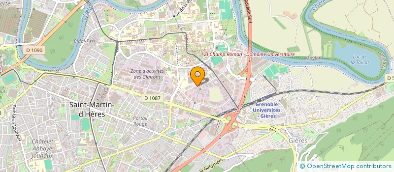 localisation de l'entreprise ABC FORMATION  SAINT-MARTIN-D'HERES