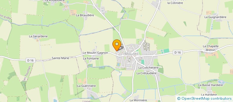 localisation de l'entreprise ABC FOURNITURES à MOUZEIL