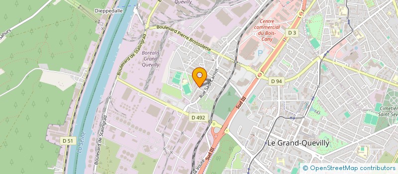 localisation de l'entreprise ABC FRANCE à ROUEN