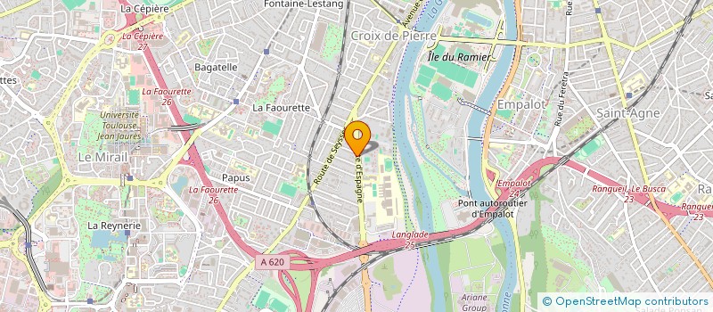 localisation de l'entreprise ABC GARAGE  TOULOUSE