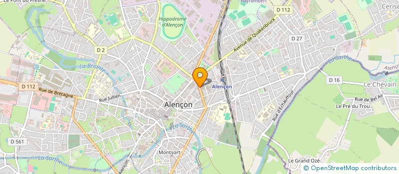 localisation de l'entreprise ABC GESTION NORMANDIE-ILE DE FRANCE à ALENCON